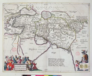 Carte des voyages d